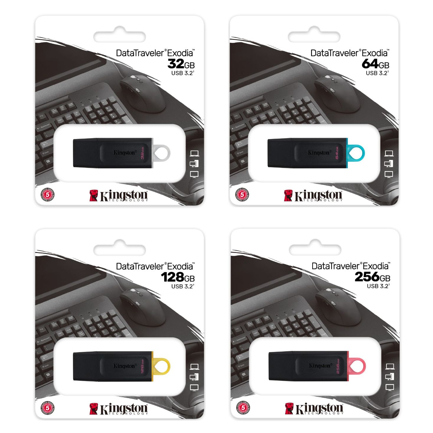 exodiavarios DATATRAVELER EXODIA - UNIDAD FLASH - USB - 64GB - Imagen 1