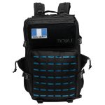Mochila Roca Negro Azul - Imagen 2