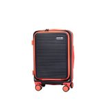 Maleta Viaje 3 (carry on) Negro Naranja