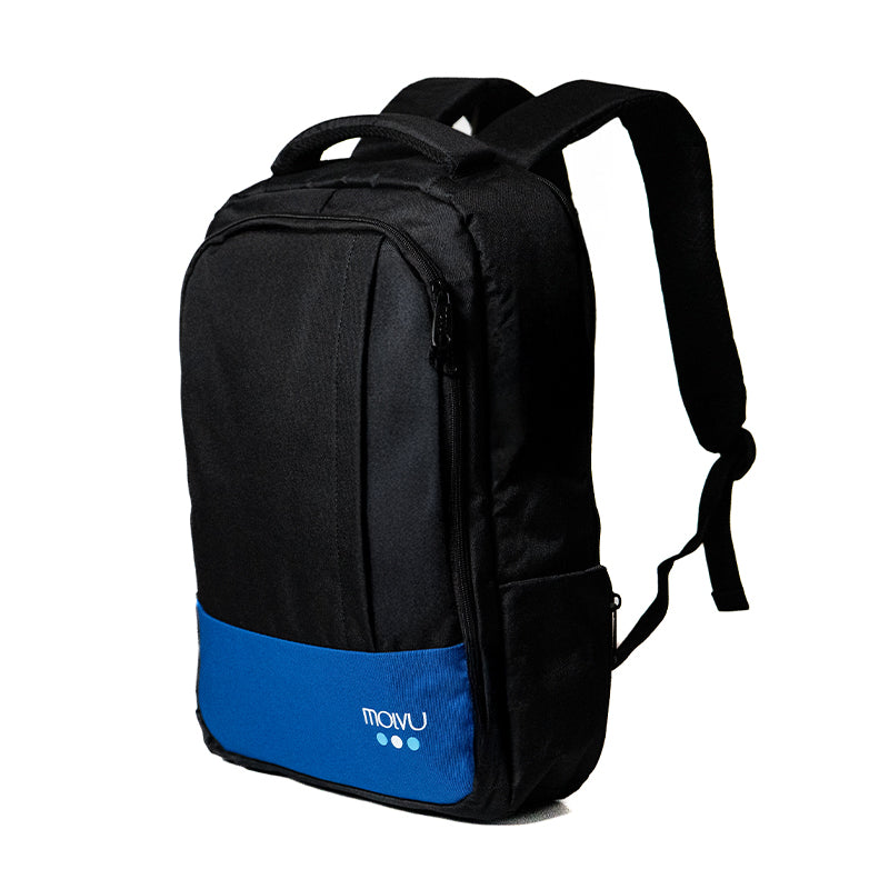 20260416_U2_NEGRA_azul_1 Mochila U2 Negro Azul - Imagen 1