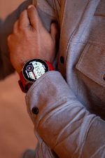 RELOJ T8 GRIS + PULSERA SILICÓN ROJO LADRILLO - Imagen 21