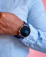 RELOJ T8 GRIS + PULSERA SILICÓN AZUL MARINO - Imagen 21