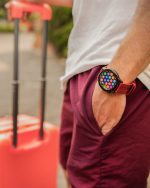 Pulsera T7, T8 y T9 rojo ladrillo - Imagen 4