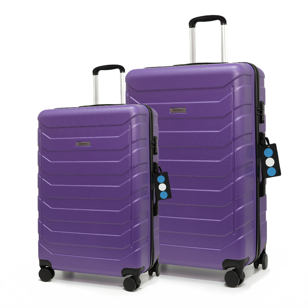 COMBO_MORADO Maletas Viaje SET 2 (Mediana y Grande) | Morada - Imagen 1