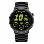 RELOJ T8 NEGRO + PULSERA INOX X2