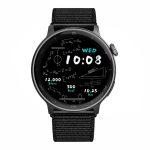 RELOJ T8 NEGRO + PULSERA VELCRO NEGRO