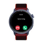 RELOJ T8 AZUL + PULSERA VELCRO ROJO NEGRO